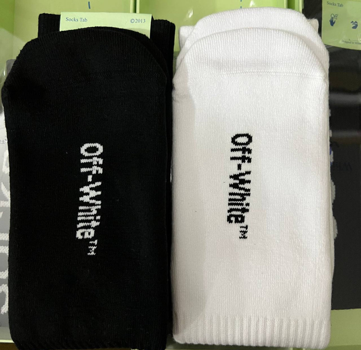 OW “SOCKS” side design socks