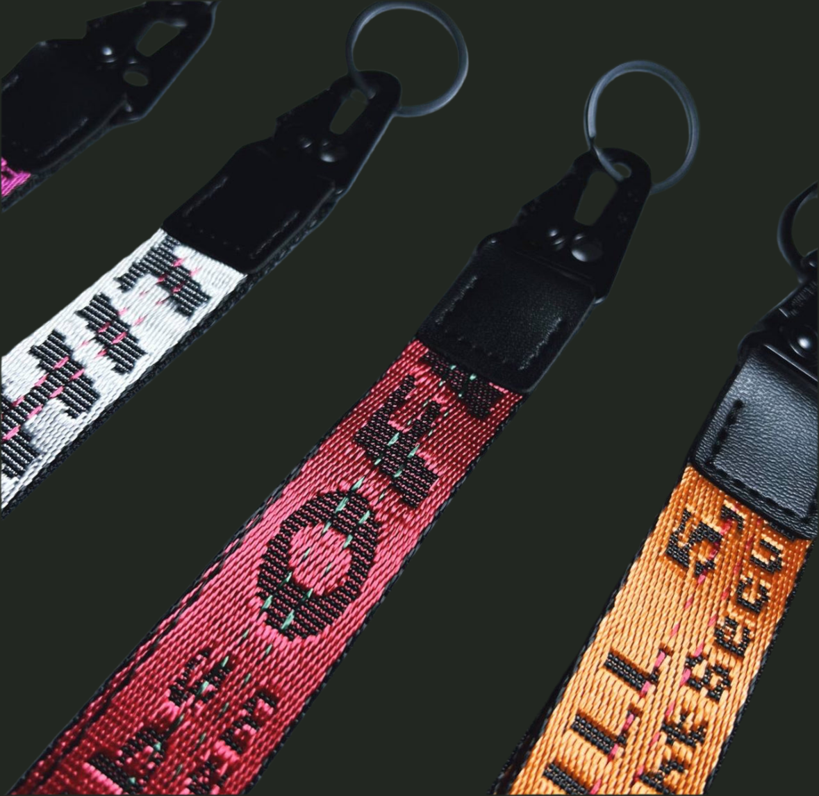 Ow neck keychain