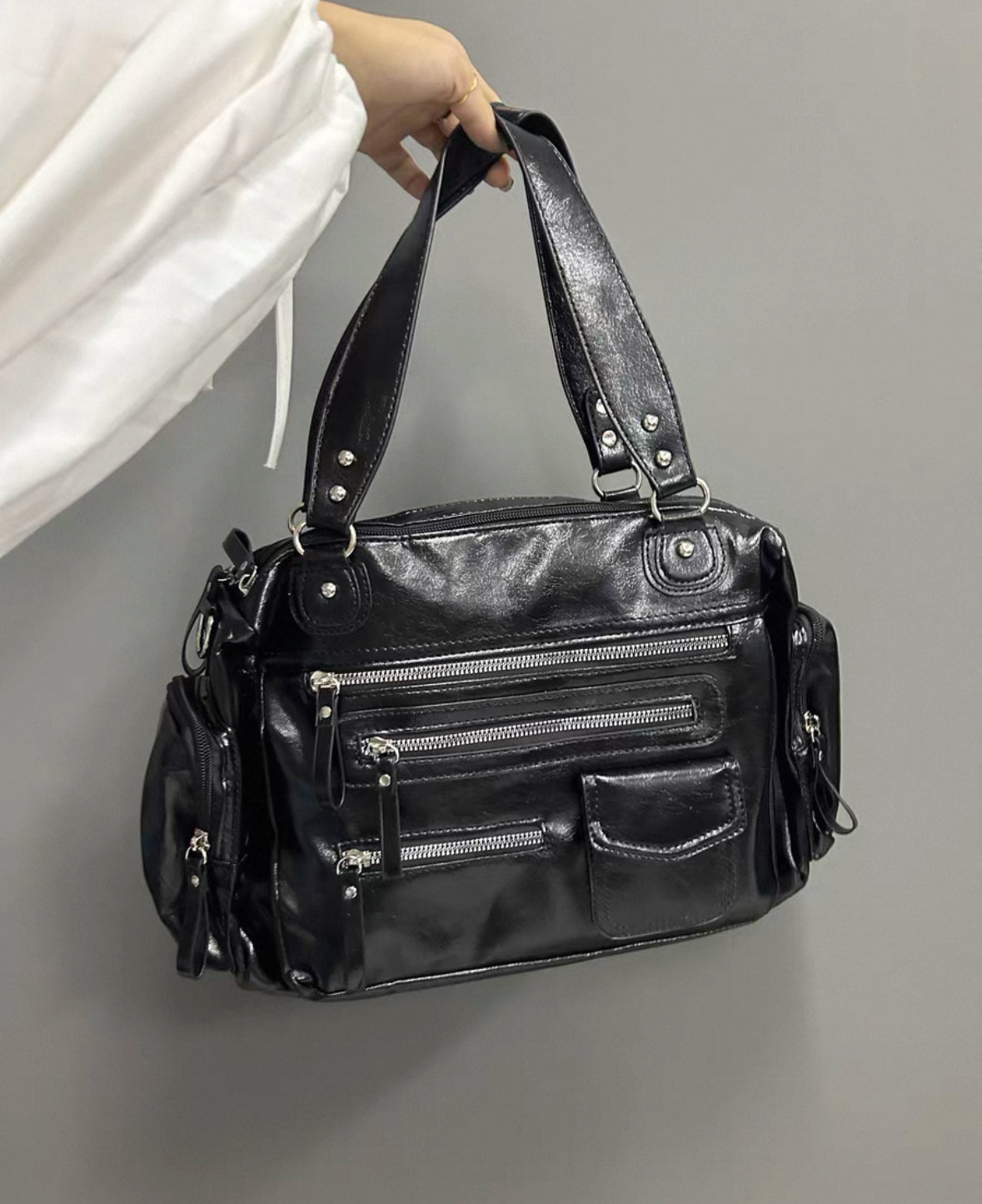 Punk style tote/handbag