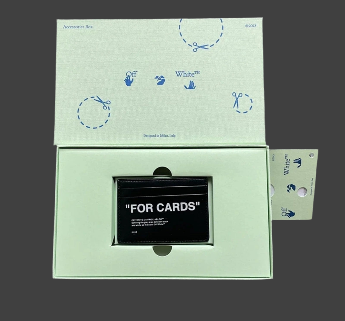 Ow “For Card” card holder (with box)