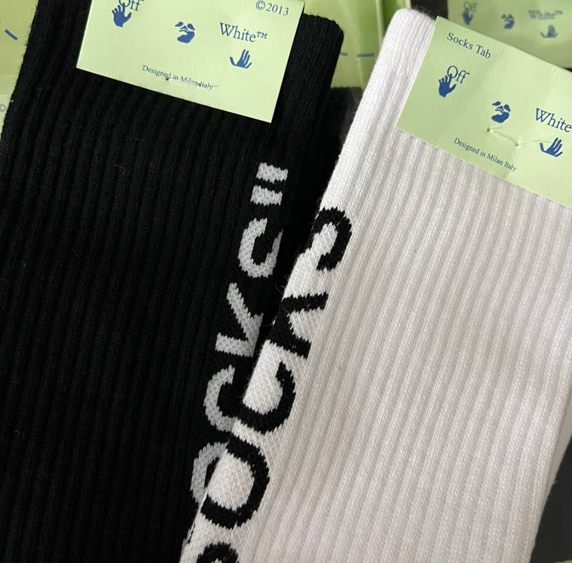 OW “SOCKS” side design socks