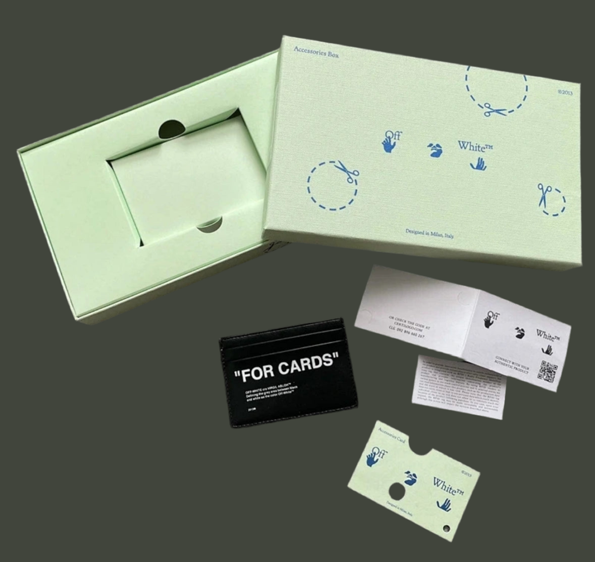 Ow “For Card” card holder (with box)
