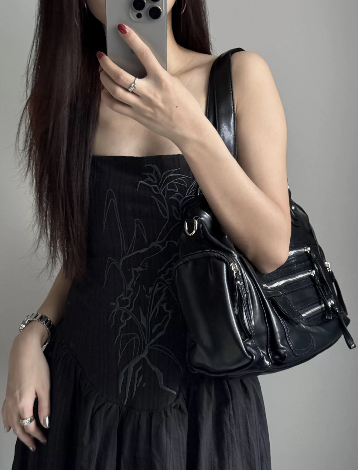 Punk style tote/handbag