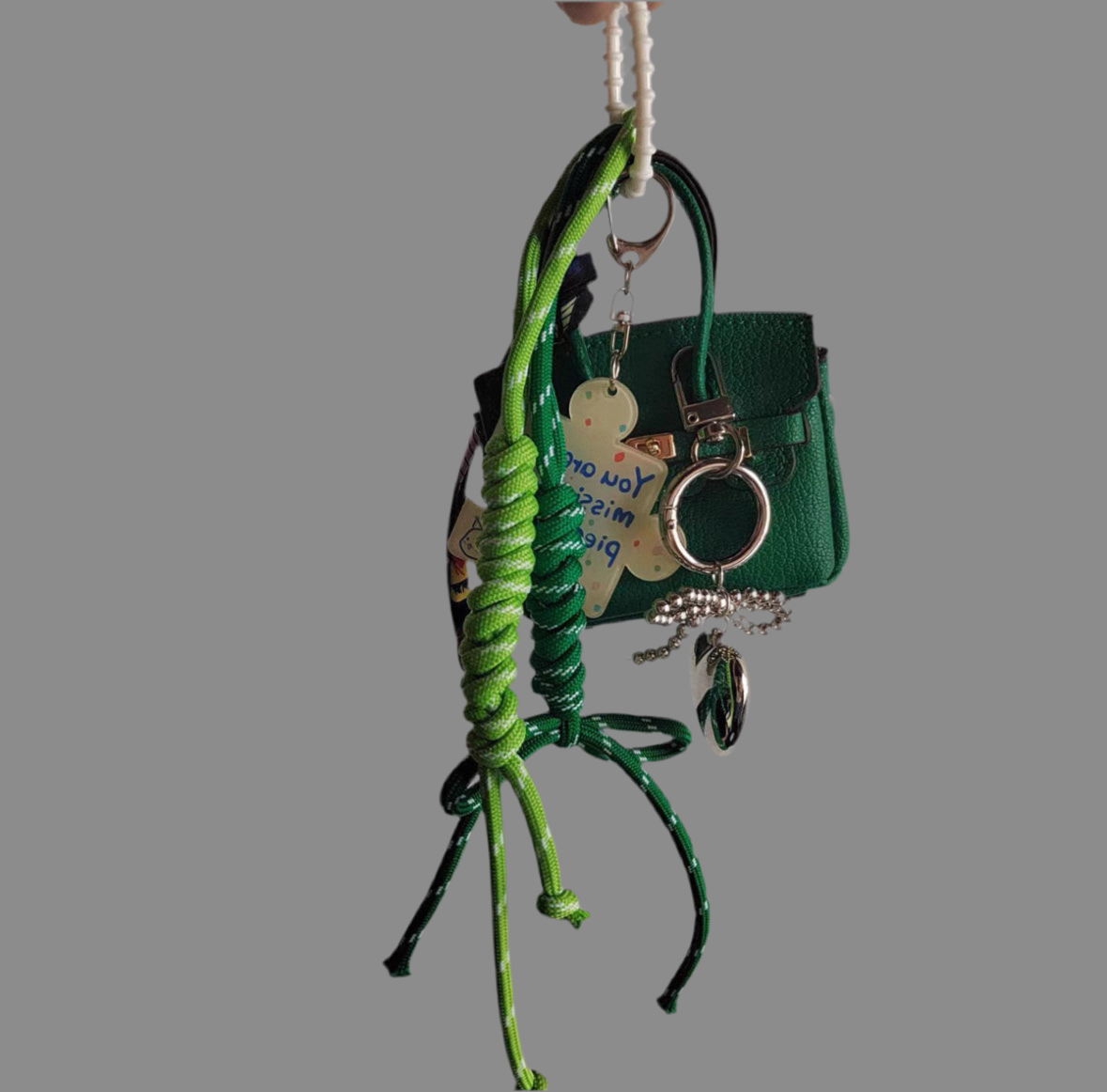 “Mini bag” bag keychain