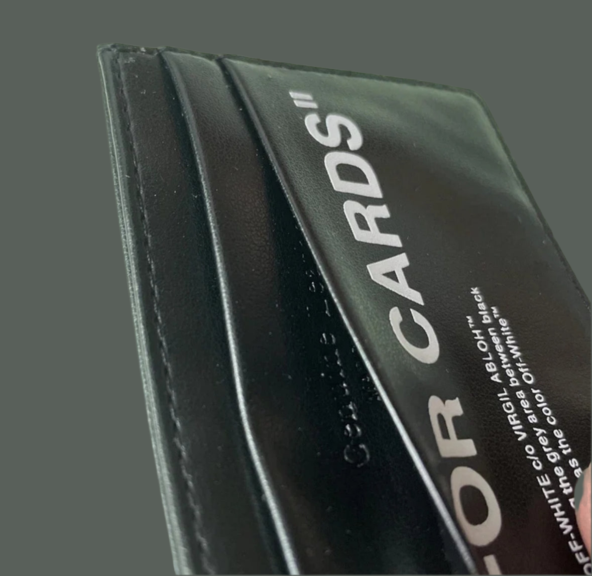 Ow “For Card” card holder (with box)