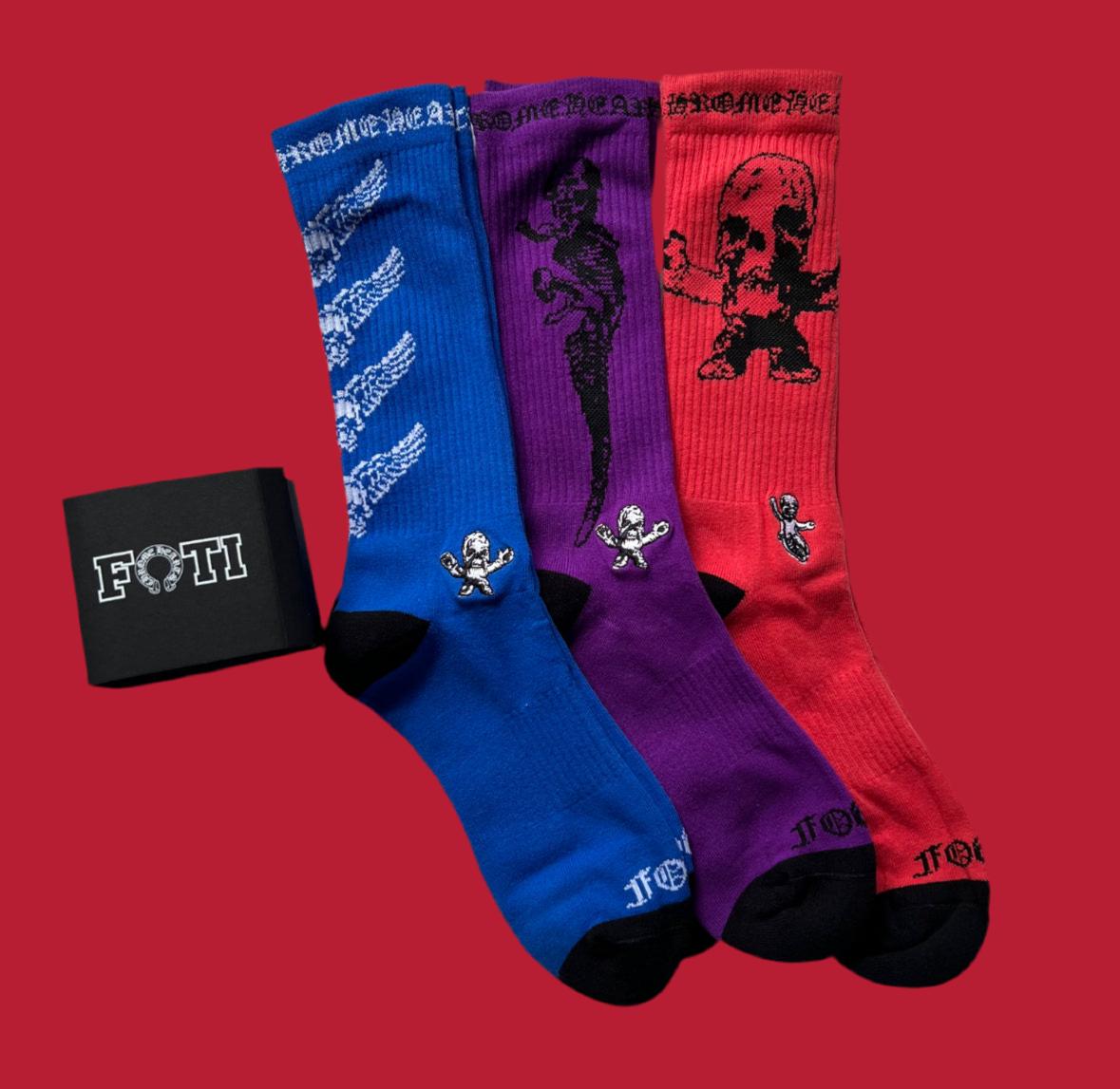 3 packs ch socks