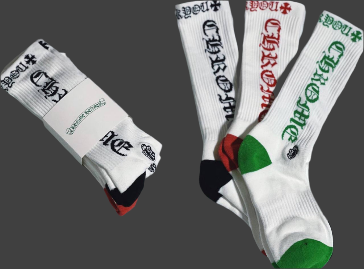 3 packs ch socks